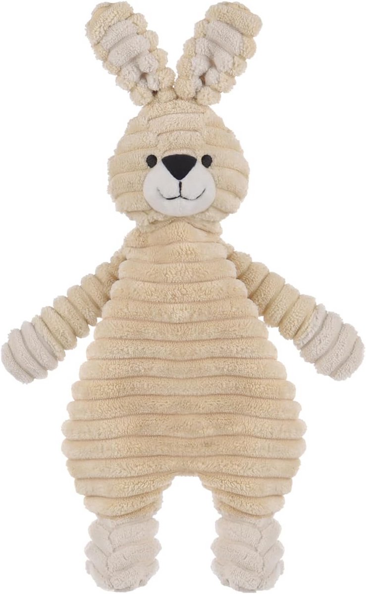 Knuffeldoekje Konijn Corduroy - Zacht veiligheidsdekentje voor baby's en meisjes/jongens, 30cm