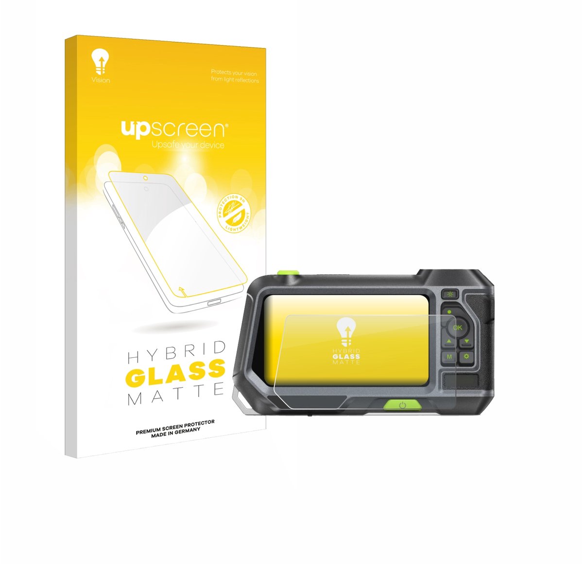 upscreen - Screenprotector voor Teslong NTS500 - Folie Beschermfolie Beschermglas matte
