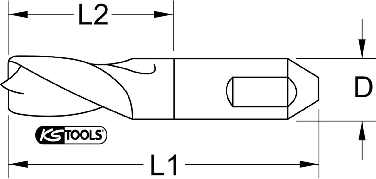 TiN Puntlasboor voor Metaalbewerking 8mm
