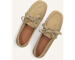 Shabbies Ciska Mocca Mocassins Dames - Instappers - Camel - Maat 38