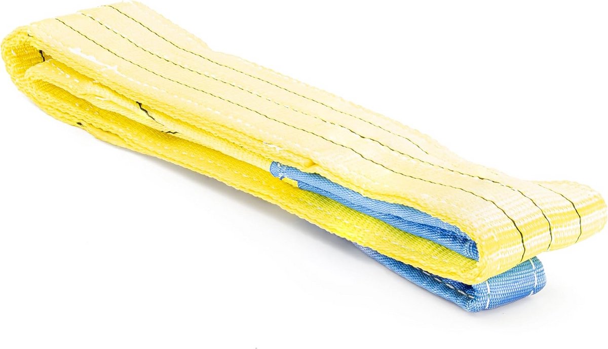 Polyester Hefband 3 Ton (3000kg) Lengte 6 Meter met Sterke Lussen