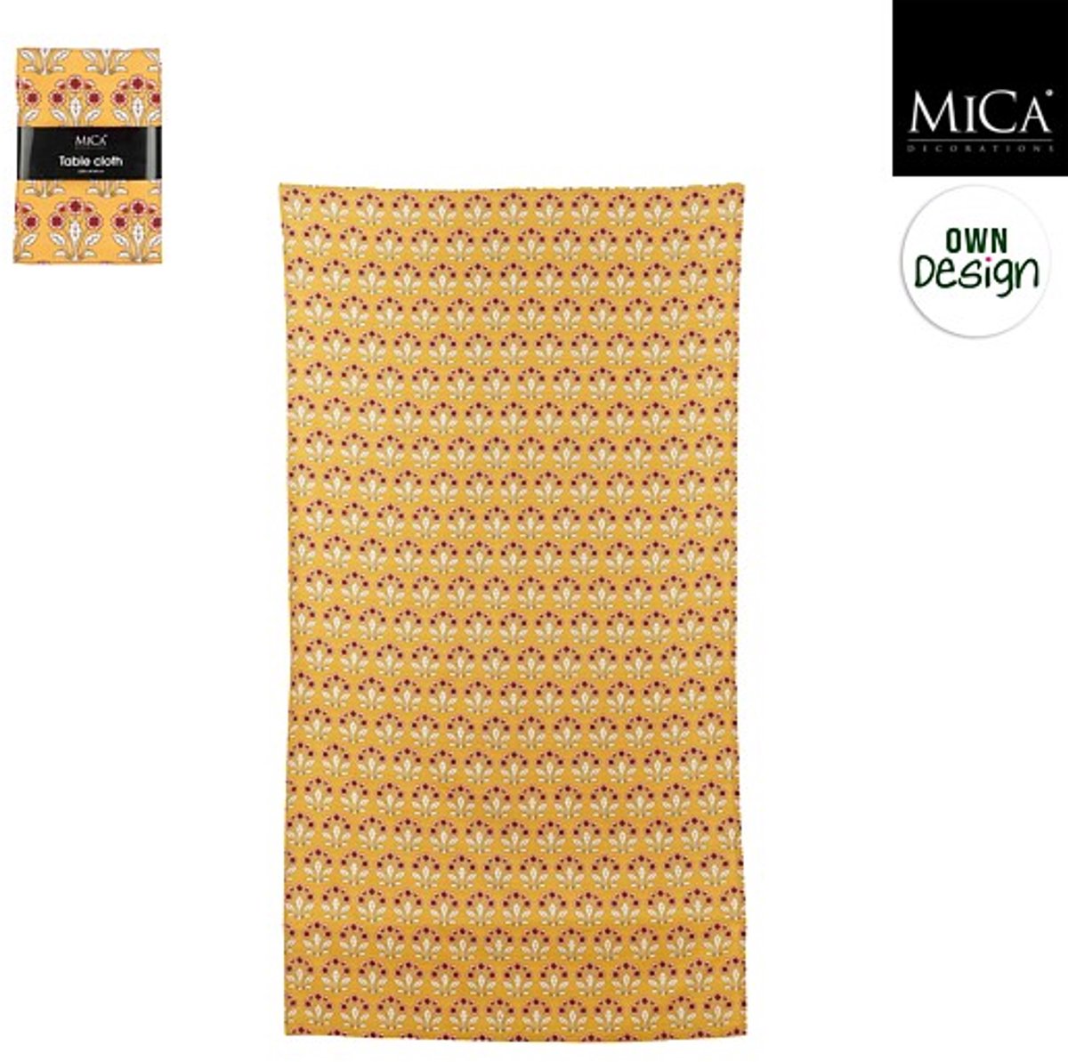 Mica Decorations Helene Tafelkleed - 250 x 140 cm - Oker