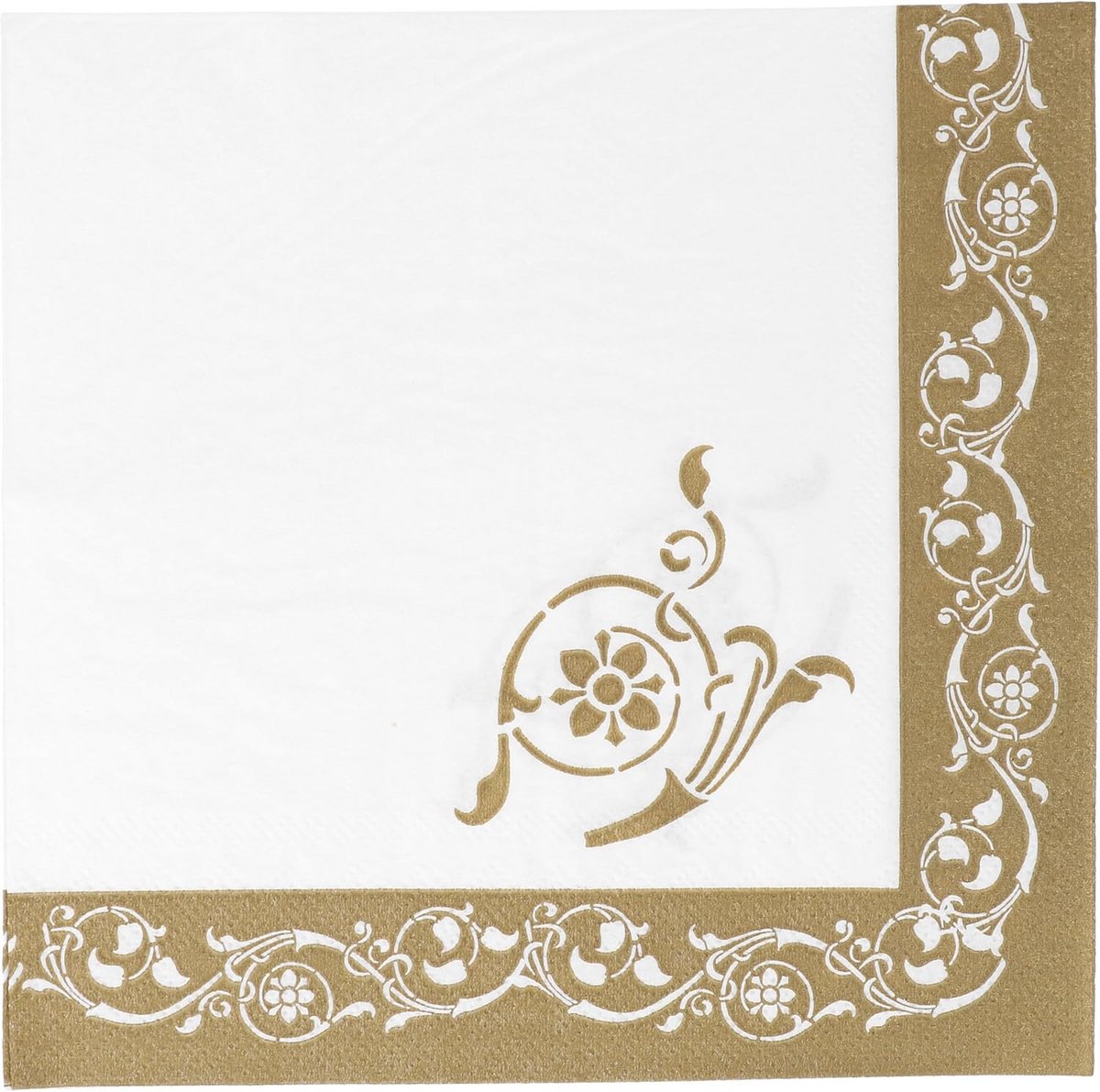 Luxe Gouden Papieren Servetten (20 stuks) - 33x33 cm - Perfect voor Feest en Buffet
