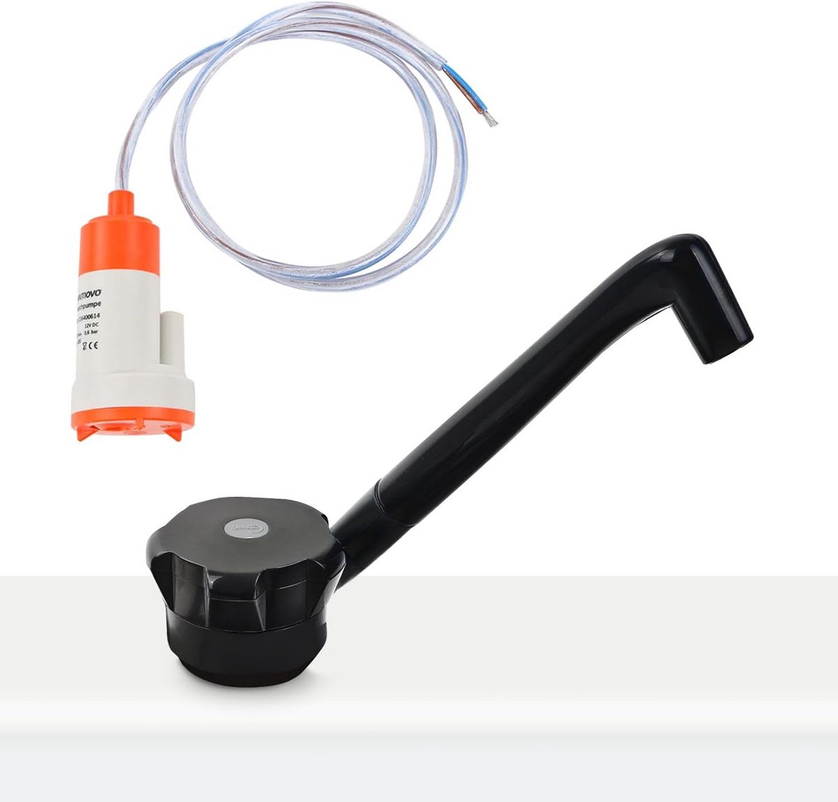 Compacte 12V Waterkraan met Dompelpomp voor Camper en Caravan