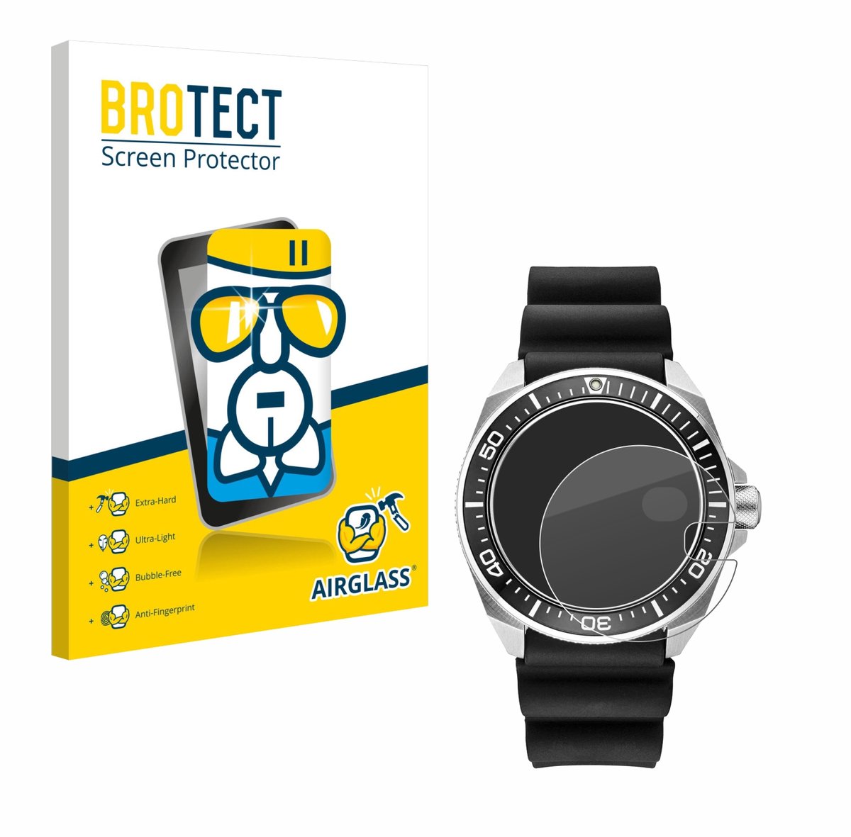Screenprotector voor Seiko Prospex SRPE37 Beschermglas transparant