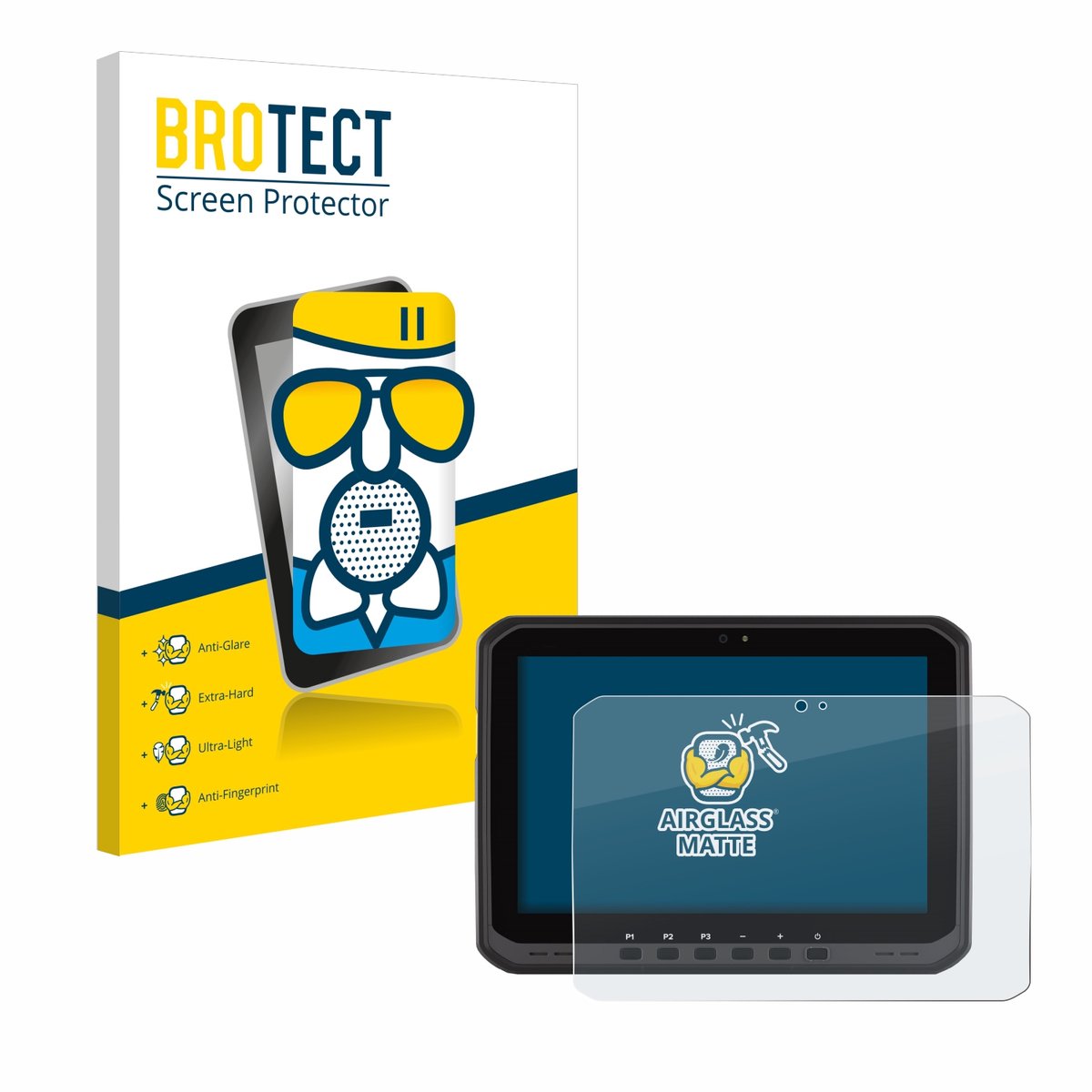 BROTECT - Screenprotector voor Zebra ET60 - Folie Beschermfolie Beschermglas matte