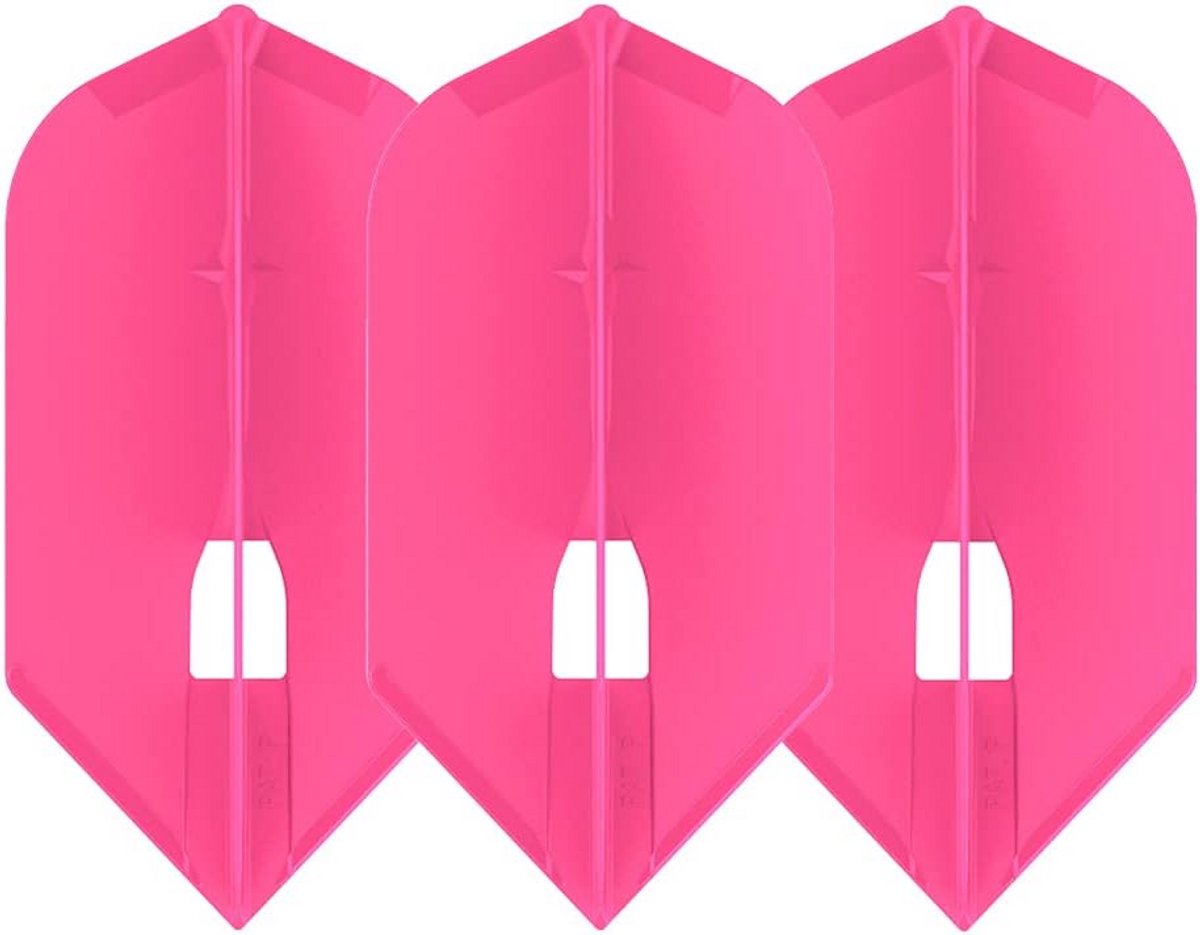 Professionele Dartflights Slim Roze voor Strakke Setups