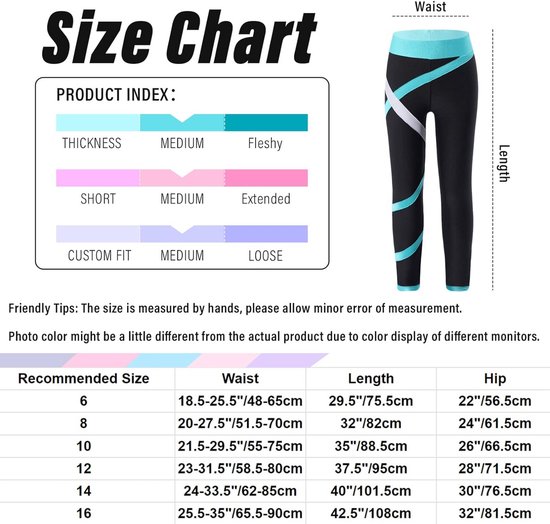Girls Sportlegging voor Dansen en Fitness in Stijlvolle Kleuren — afbeelding 2
