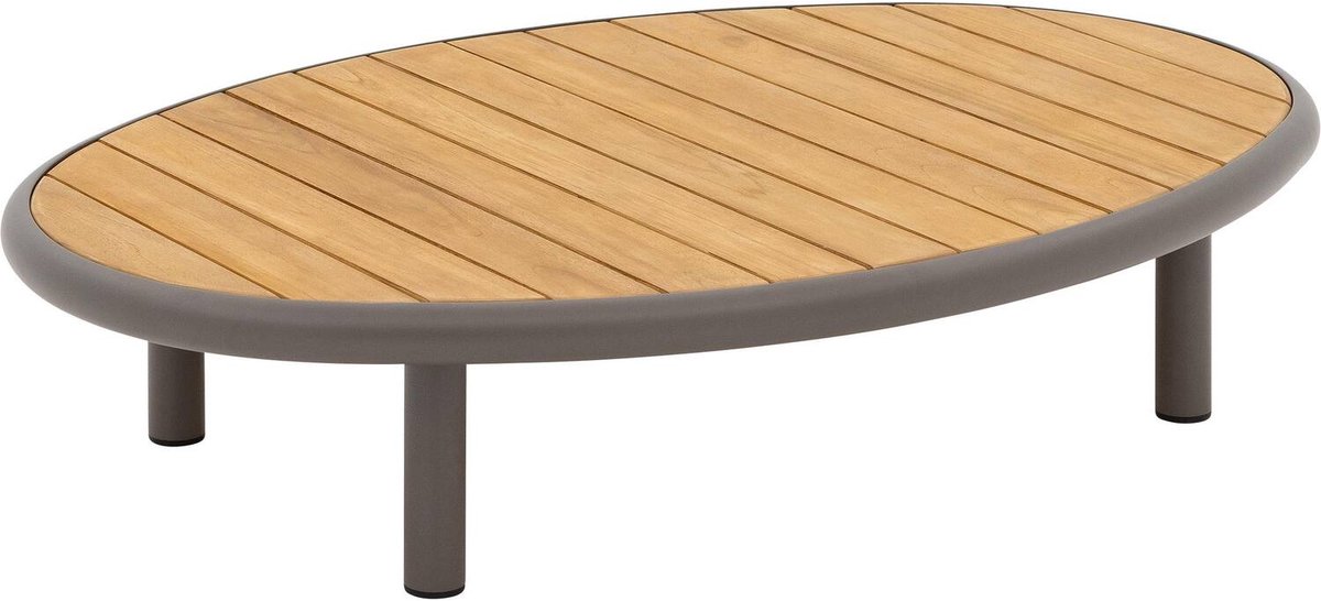 Goossens Salontafel Catch Of The Day - Hout - blank - 125 x 26 x 85 cm