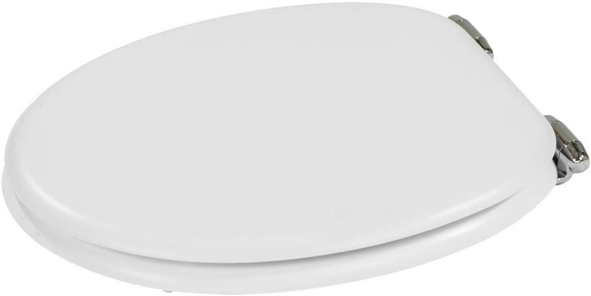 Universele Toiletzitting met Softclose - Wit MDF Toiletdeksel