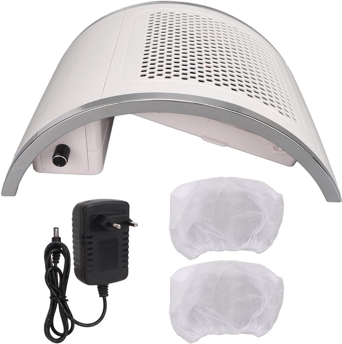 VIN® Nagel Afzuiger - Stofafzuiger Nagels - Stofafzuiging - Nageltafel – Nail Dust Collector Met Krachtige Afzuiging - Manicure - Pedicure - Wit