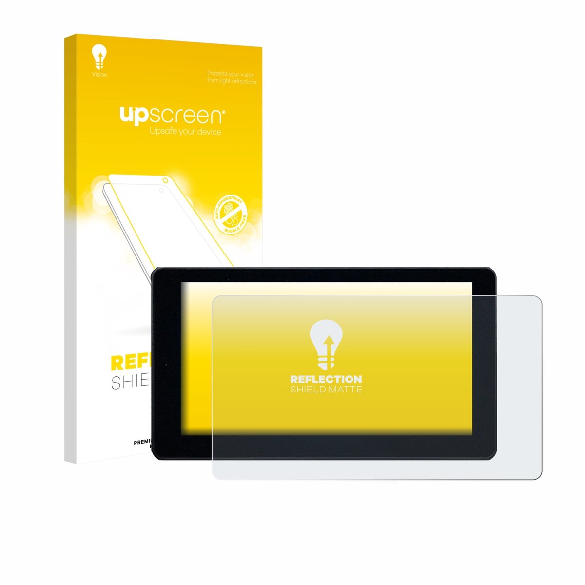 upscreen - Screenprotector voor Zontes 368 K - Folie Beschermfolie anti glare matte