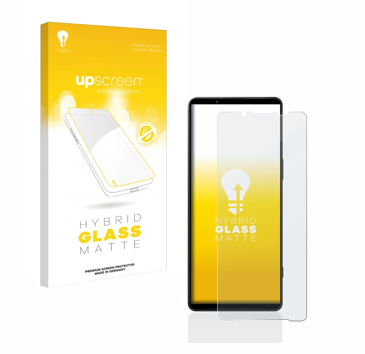 upscreen - Screenprotector voor Sony Xperia 1 V - Folie Beschermfolie Beschermglas matte
