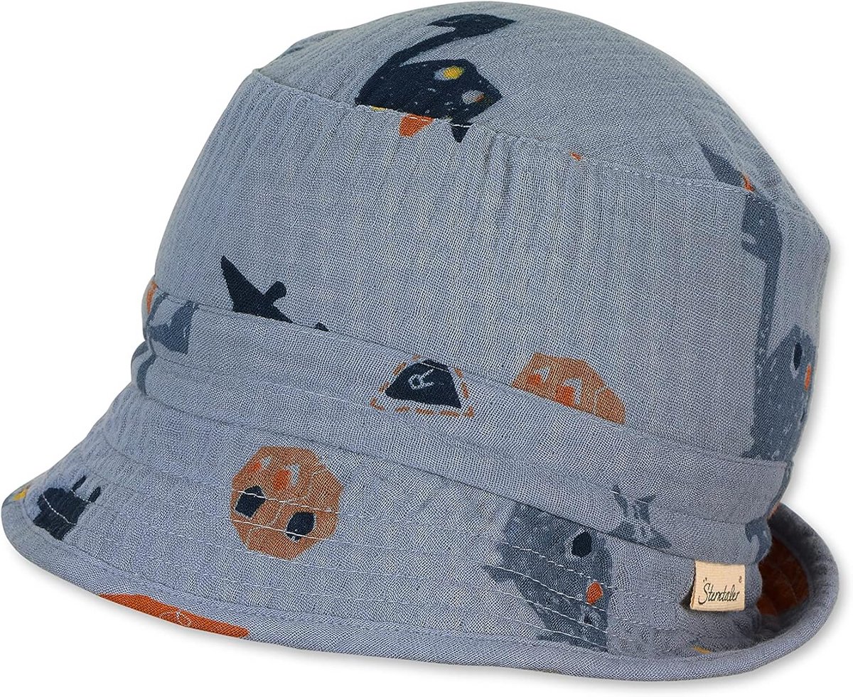 Unisex Kinder Vissershoed met Dinosaurus Print - Zomerhoed voor Jongens en Meisjes