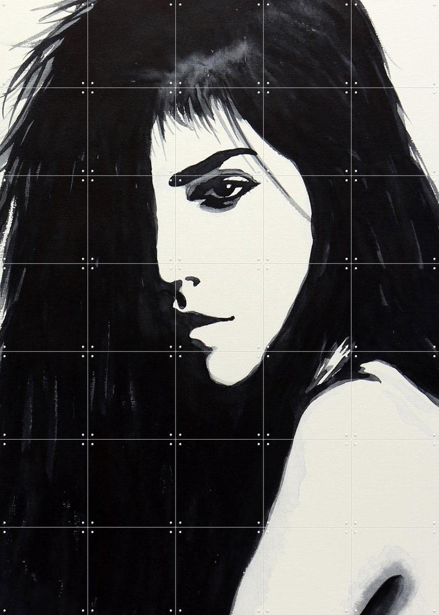IXXI Zoning Thought, Natalie Bruns - 100 x 140 cm - Gratis ophangtool - Grote wanddecoratie en posters - Illustraties, Slaapkamer, Woonkamer, Mensen