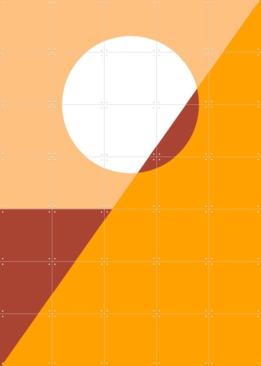 IXXI Many Shapes of... 5, Studio Kars + Boom - 100 x 140 cm - Gratis ophangtool - Grote wanddecoratie en posters - Abstract, Minimalisme, Abstract