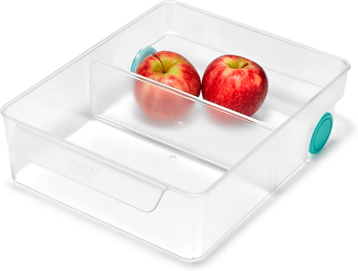 Koelkast Opbergbak Lade Organiser met Handvat en Wielen XL