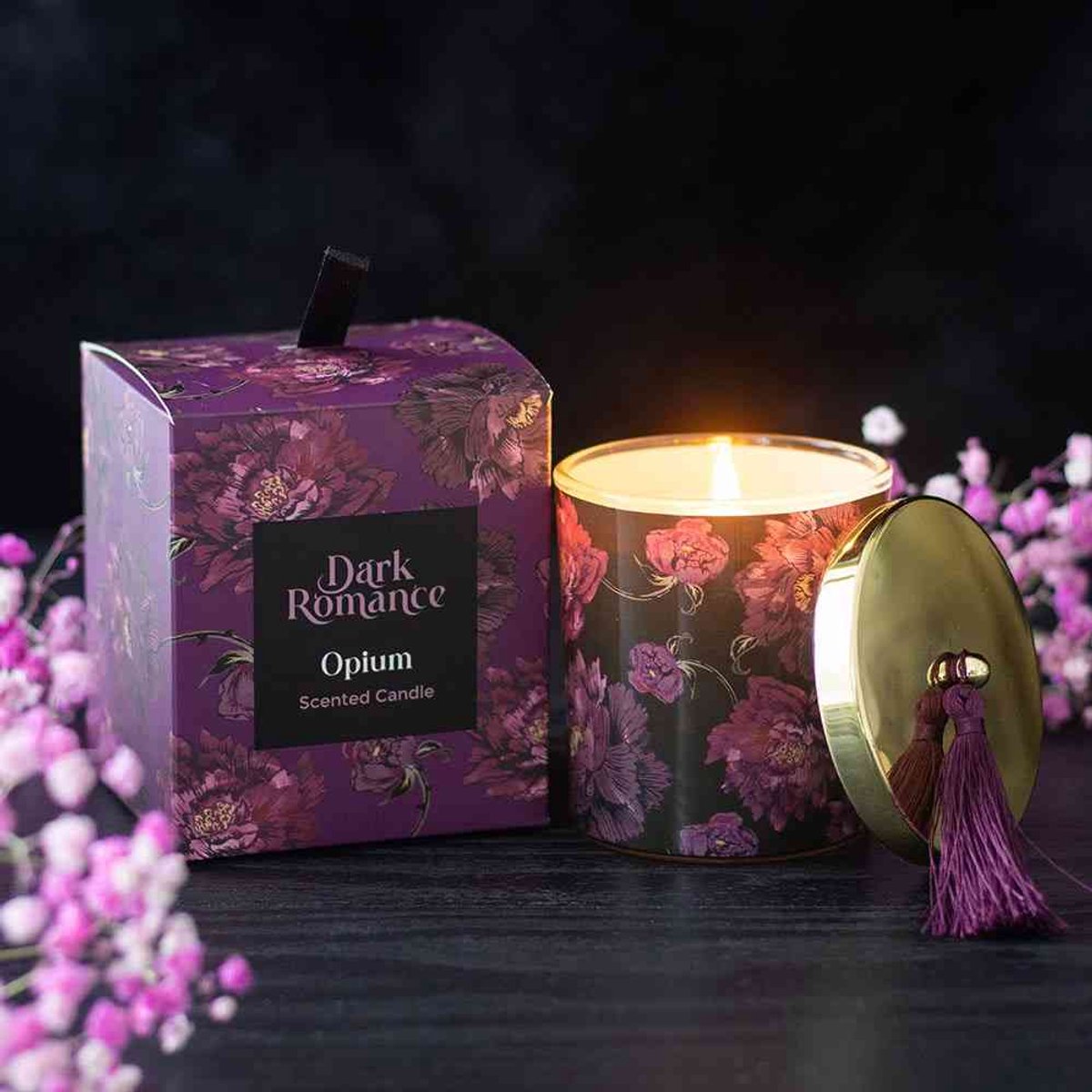 Something Different Dark Romance Opium Geurkaars - Zwart