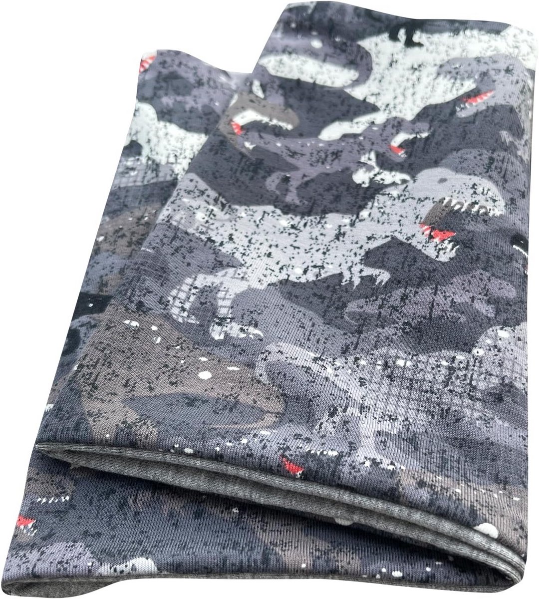 Kinder Halsdoek met Dino Camouflage Print van Biologisch Katoen