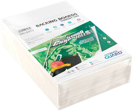 Ultimate Guard Comic Backing Boards (100) - Current Size van Merkloos — afbeelding 2