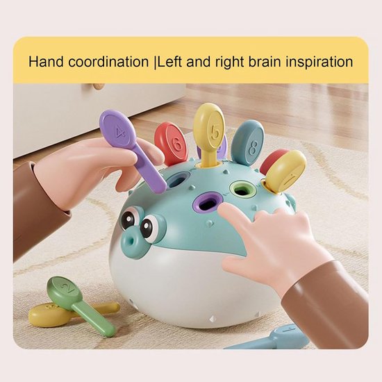 Kinder Speelgoed Educatief - Motoriek en Kleur/ Vorm Herkenning - Compact Matching Spel 15x20x15 cm - Ideaal voor Peuter, Thuisonderwijs en Reizen van Toyono — afbeelding 3