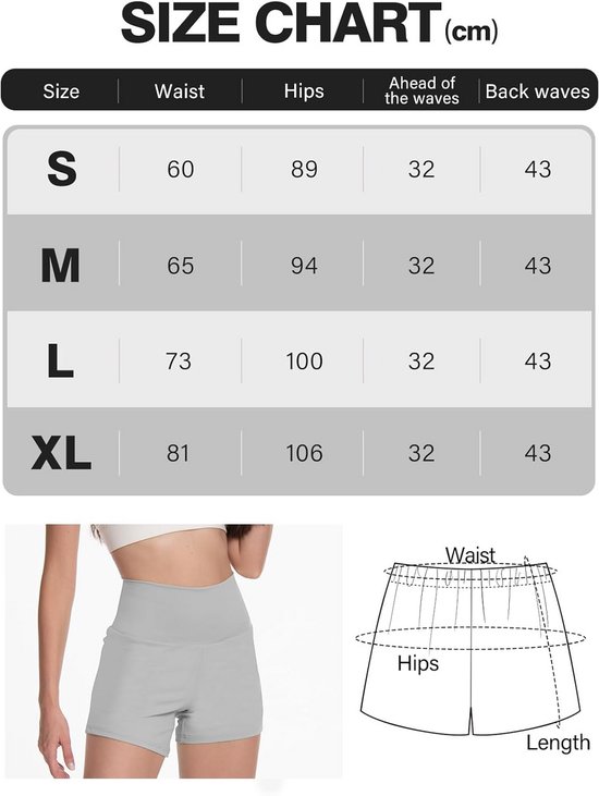 2-in-1 Hardloopshorts Dames met Zakken voor Fitness, Yoga en Sport — afbeelding 2