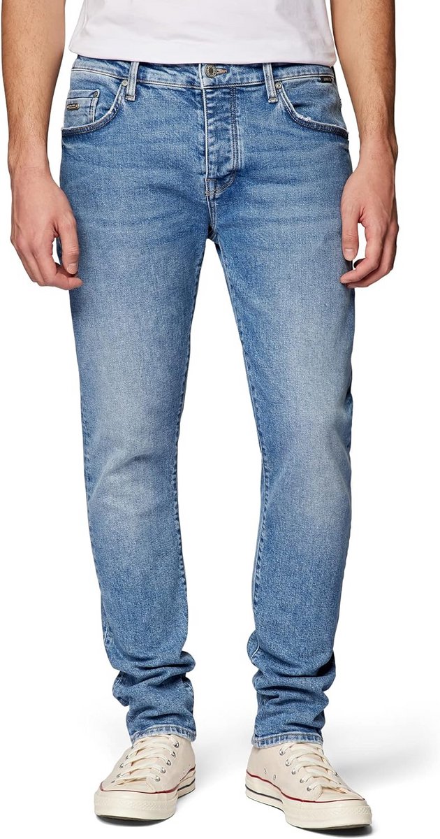 Heren Jeans Slim Fit met Stretch Katoenmix