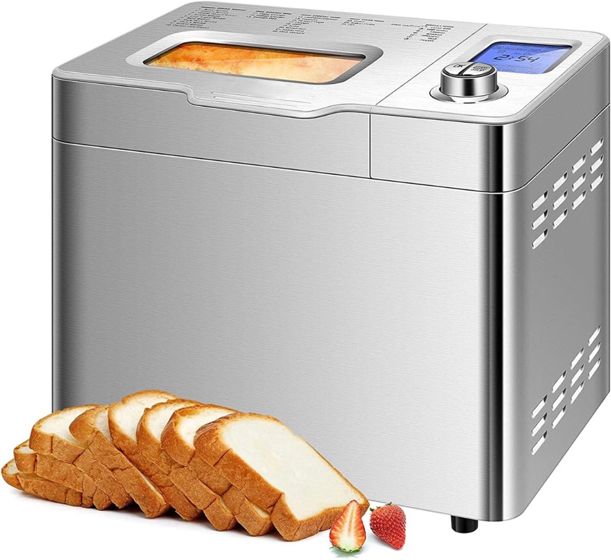 Aurixi® Broodbakmachine - Broodbakmachines - Broodbak machine - Roestvrij Staal - 27cm x 36cm x 33cm