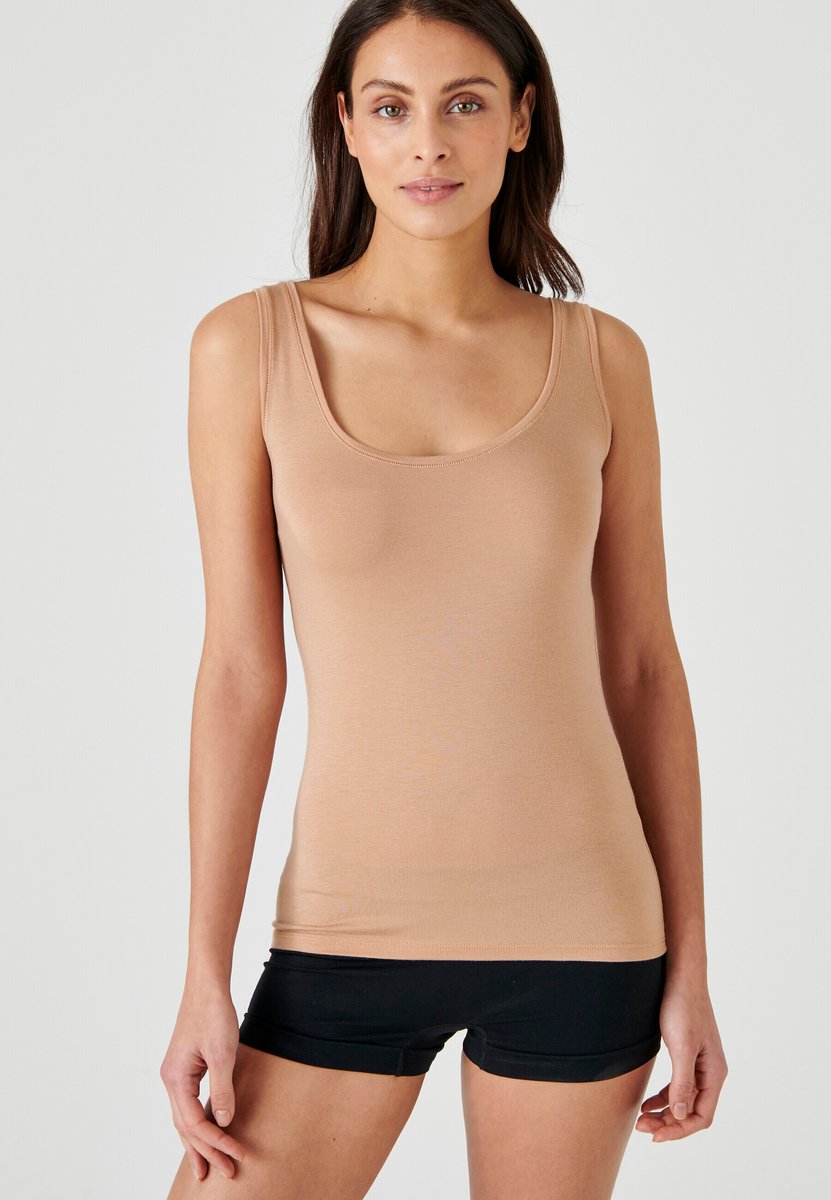 Damart - Thermolactyl Sensitive onzichtbaar hemd - Dames - Bruin - 50-52 (XL)