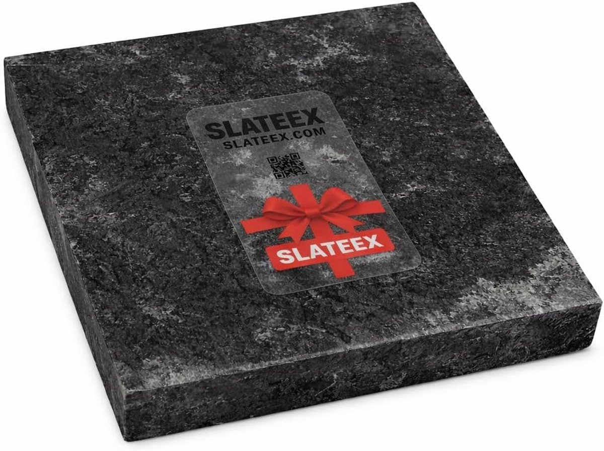 Natuursteen Grillplaat Speksteen 20x20x3 cm – Ovensteen, Koelplaat & Serveerschaal