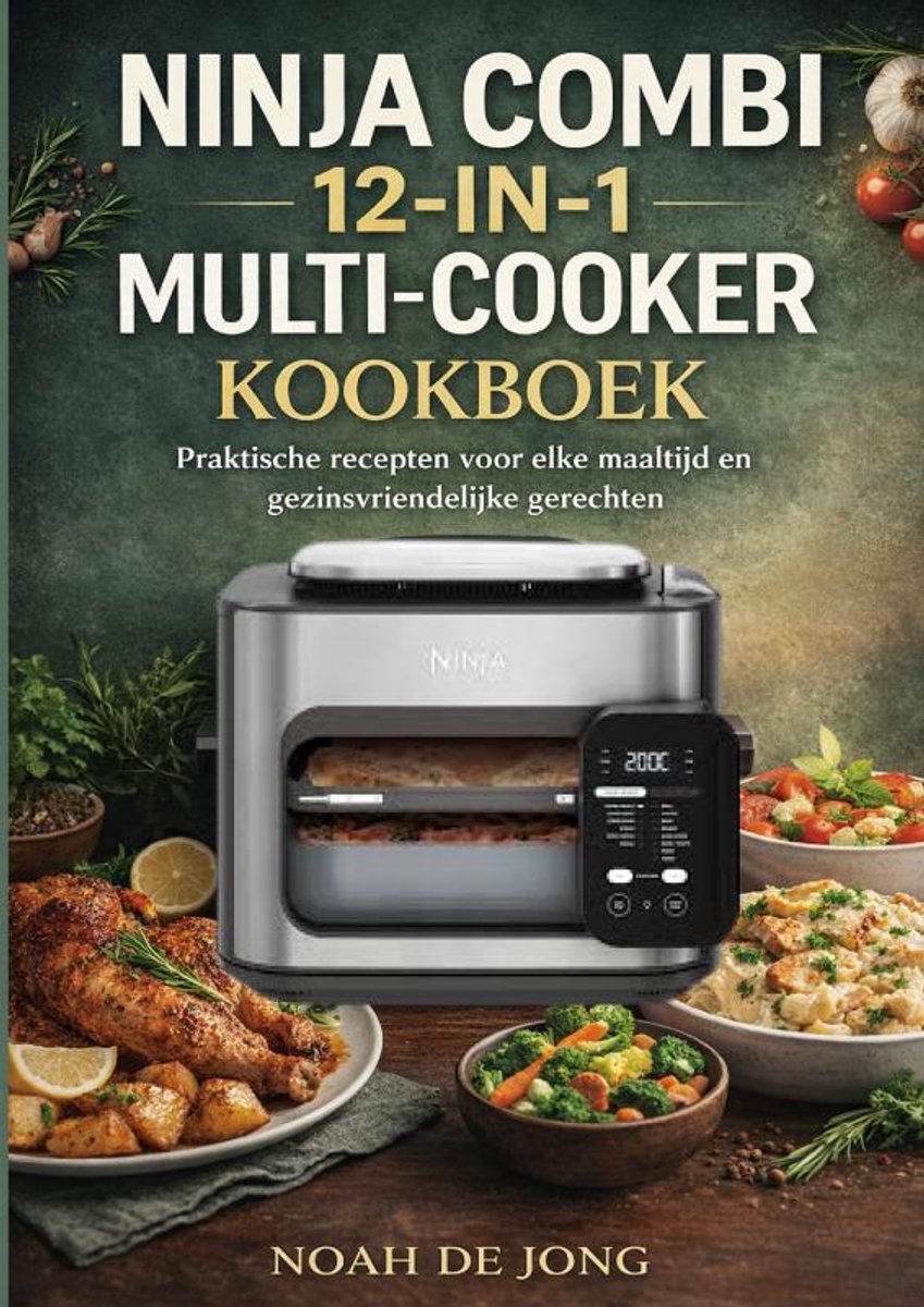 Omslag van NINJA COMBI 12-IN-1 MULTI-COOKER KOOKBOEK