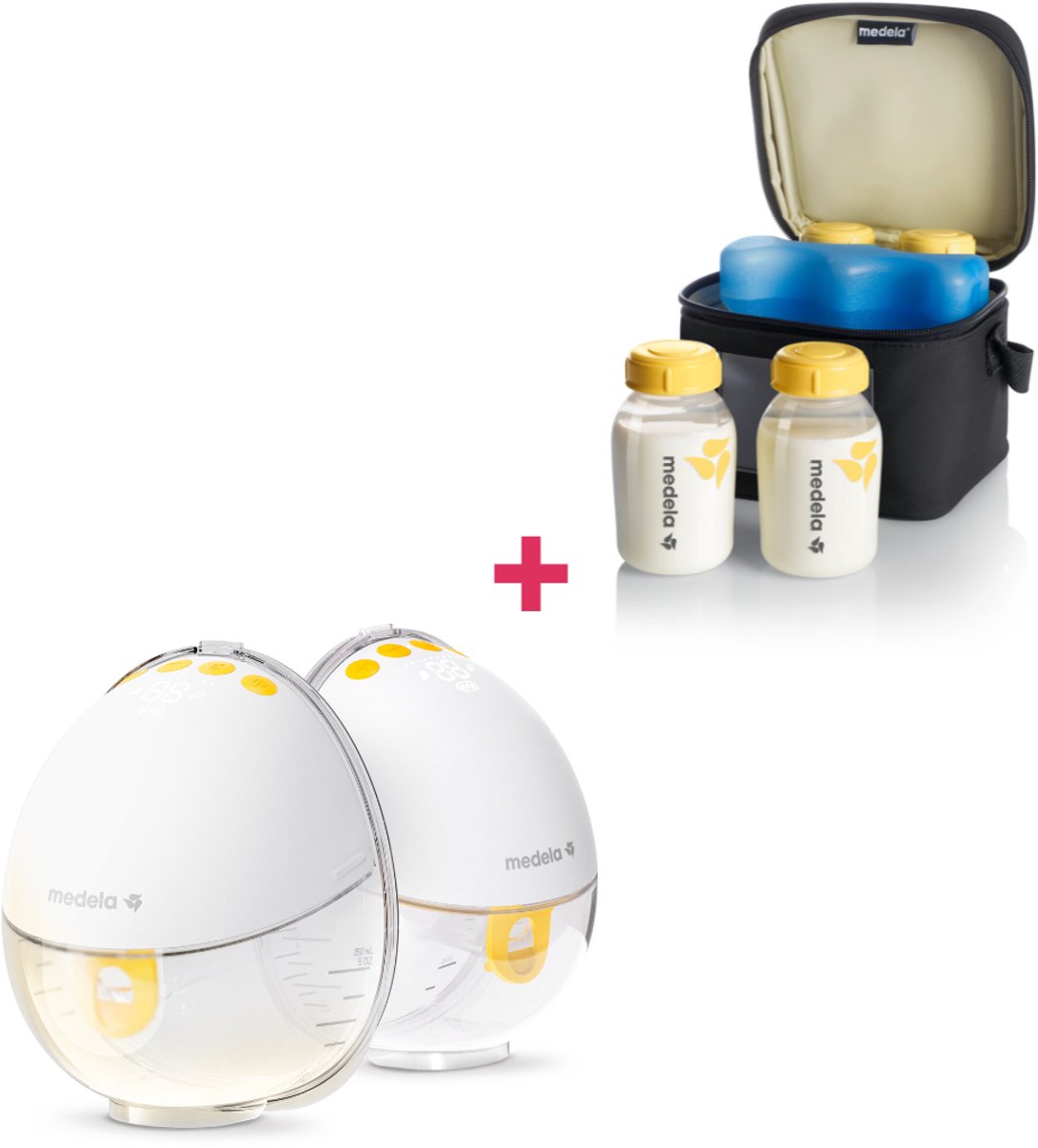 Medela Motion InBra dubbel + Koeltasje - Voordeelverpakking