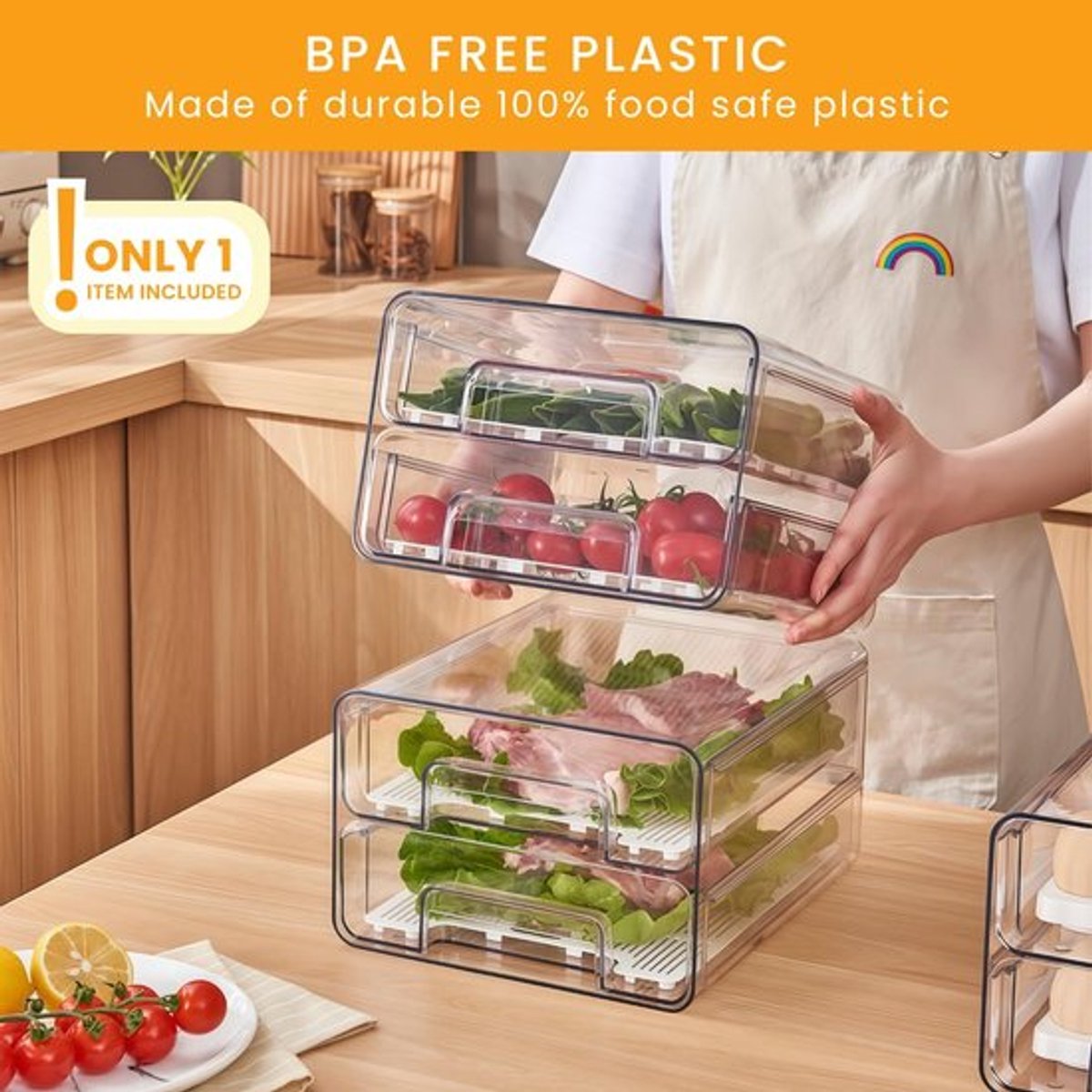 Candala – Koelkast organizer – Transparant