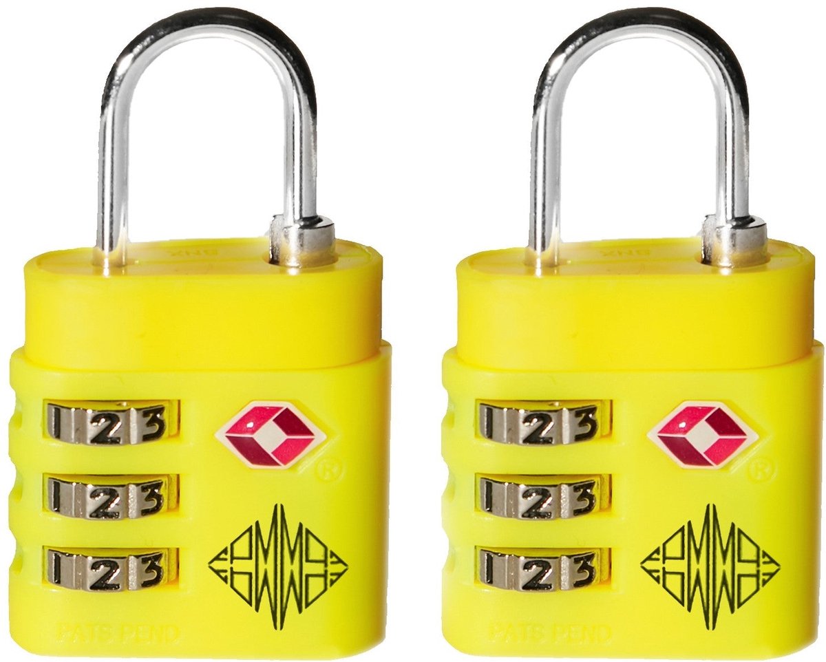 FPM Milano Accessories Padloccks - TSA sloten (paar) (laser lemon)