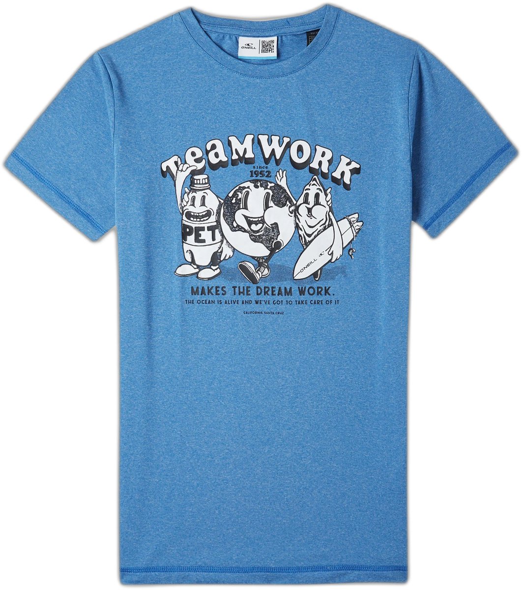Kinder-T-shirt O’Neill Hybrid Teamwork Prinsessenblauw
