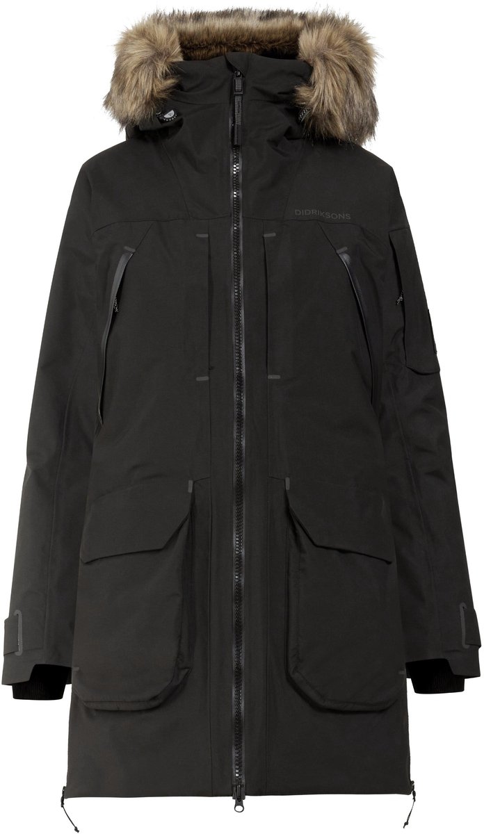 Dames parka Didriksons Ceres Zwart