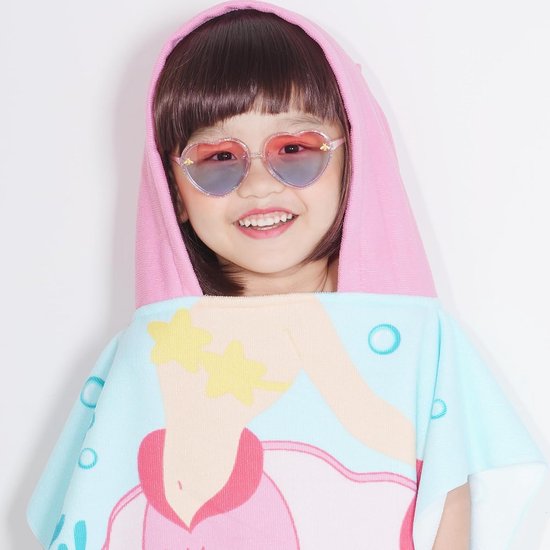 Set van 3 Hartvormige Zonnebrillen voor Kinderen - Strandfeest Accessoires — afbeelding 2