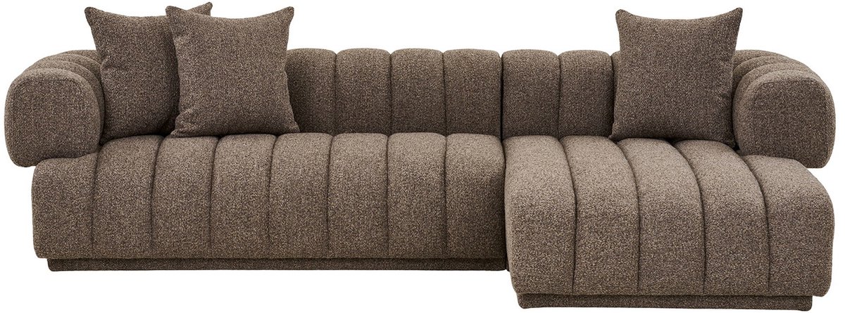 House Nordic Loungebank Aurora - Bruin Rechts - 168x114x69cm