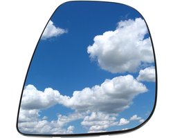 Citroen Berlingo II/III - Verwarmde Spiegelglas - Rechts - Wit/Chroom - Nieuw