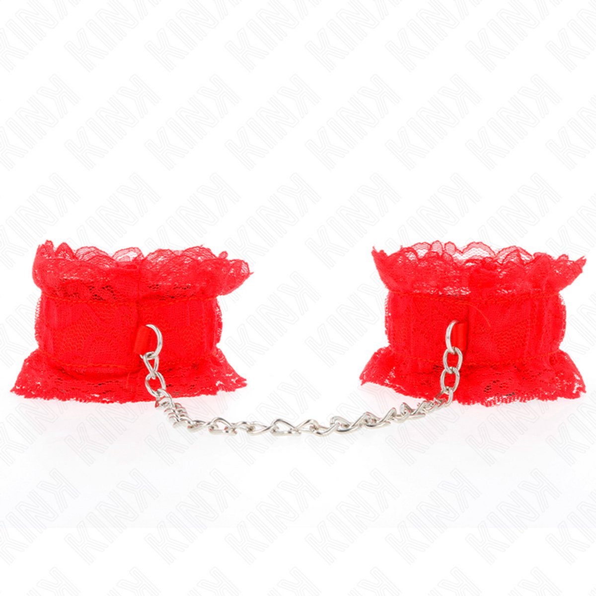 Kink - Lace Elastic Wrist Restraints Red