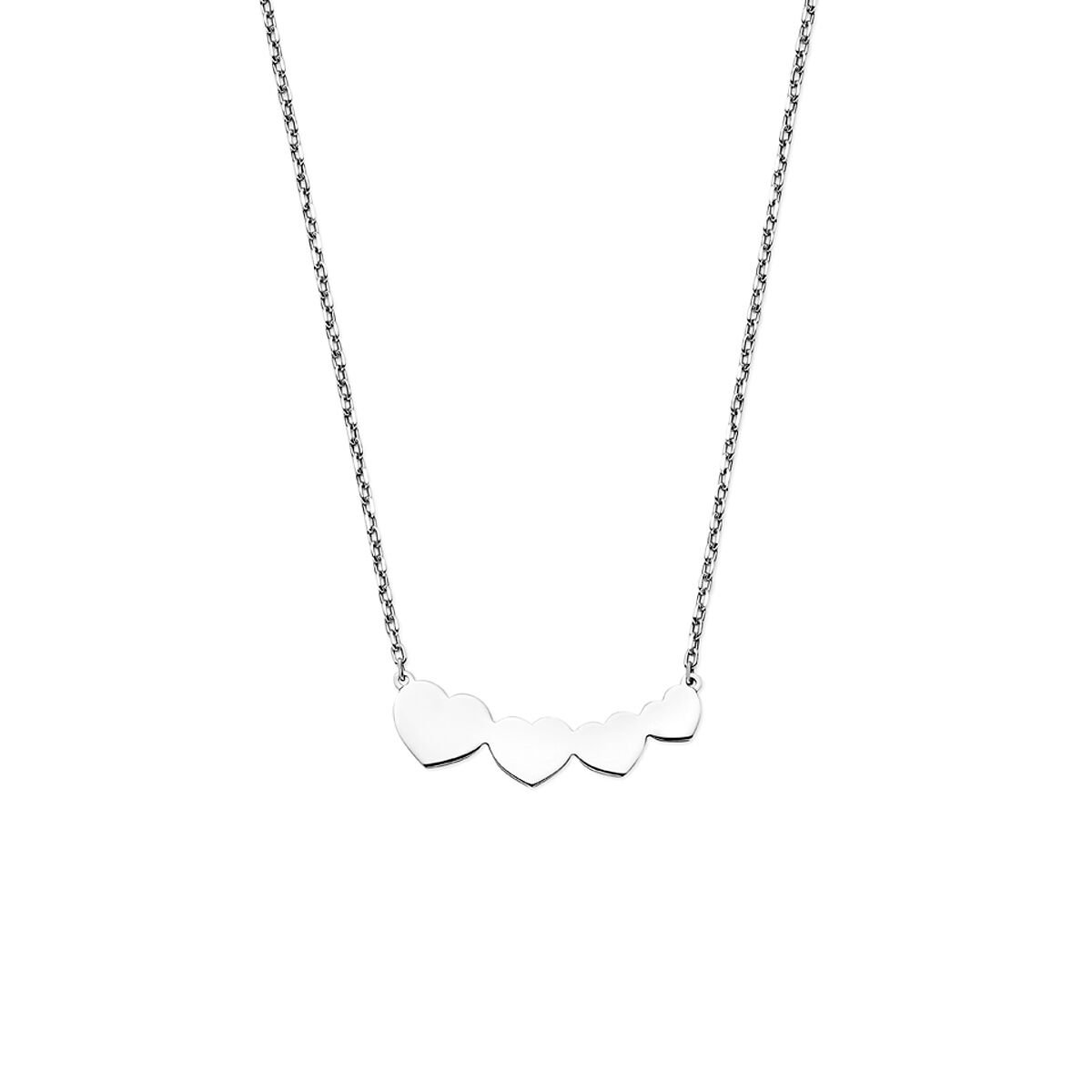 Collier hartjes 40 + 4 cm
