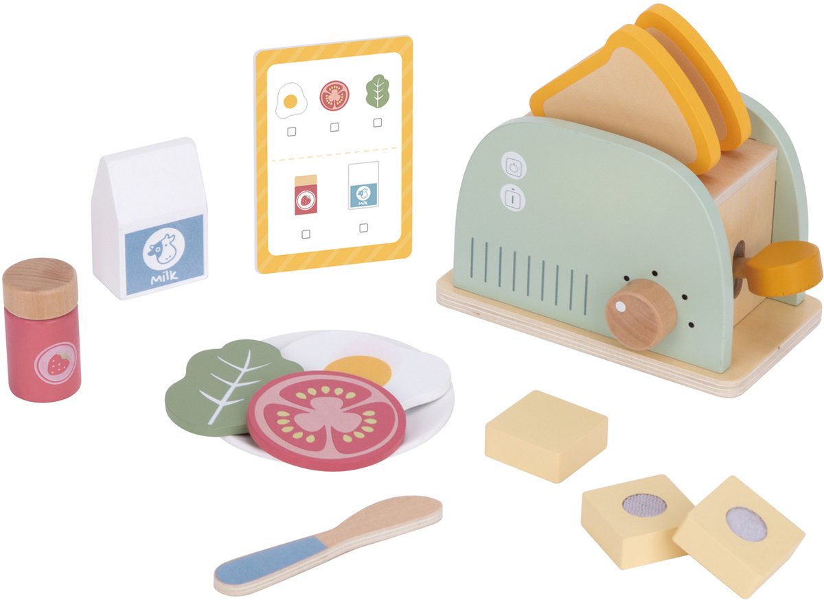 Tooky Toy Broodrooster - Hout