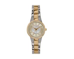 Timex Trend Quartz Analoog Horloge Tweekleurig Kast Gemaakt Van 100% Legering En Een Band Van 100% Leer 27 TW2W49000AJ, TW2W618006I, TW2W621006I
