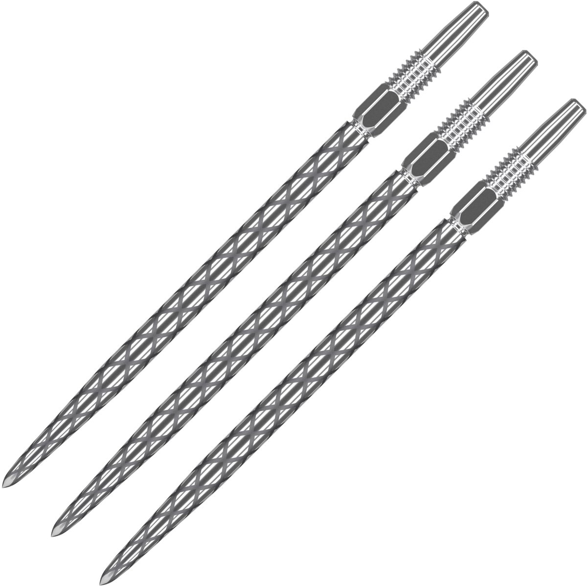 Target Darts Diamond Pro Swiss Point Dartpunten 35mm Zilver - Stalen Dart Tips met Laser Etching - Verwisselbare Punten met Swiss Point Technologie - Set van 3 Stuks