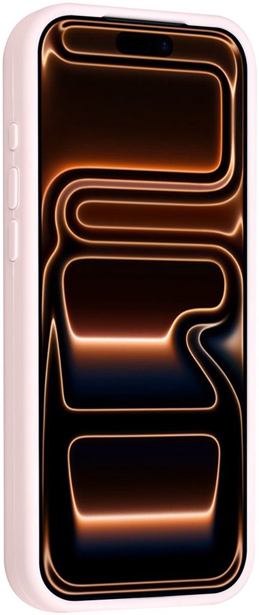 TUNIQ telefoonhoesje voor Apple iPhone 16 Pro Max - Siliconen backcover - Roze