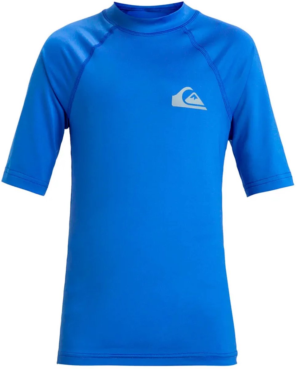 Quiksilver Everyday Upf50 Korte Mouw Rash Guard 10 Years Kinderen Blauw