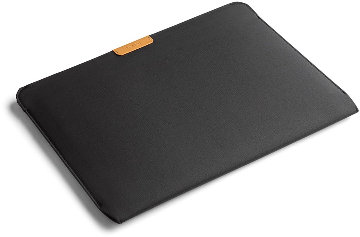 Bellroy Sleeve MacBook Pro/Air 15/16 Hoes – Gemaakt van Gerecycled Polyester – Strak Ontwerp Past Gemakkelijk in Tas – Beschikbaar in Verschillende Kleuren en Weefsels - Zwart