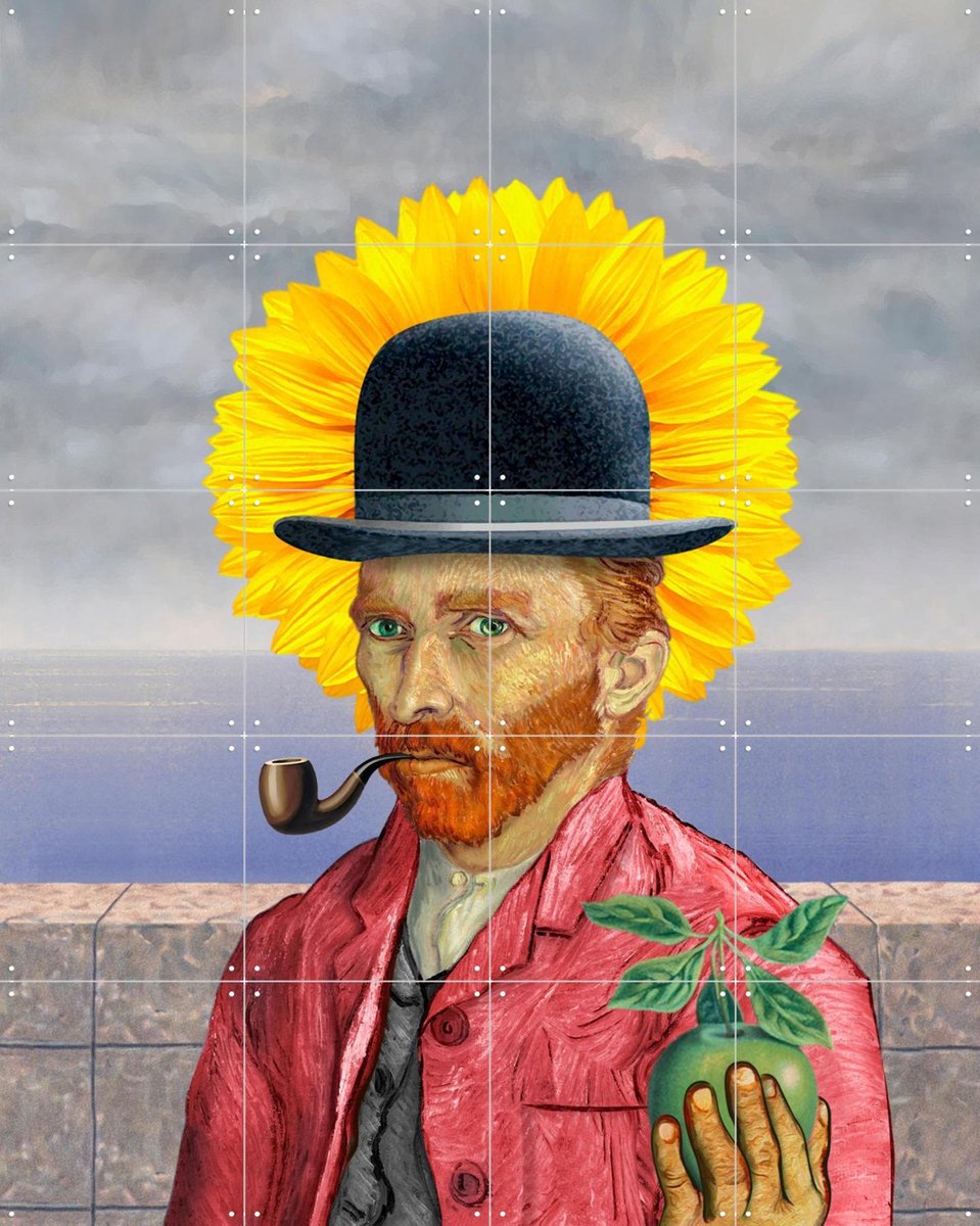 IXXI Son of Zundert, Alejandro B. Canoy & Van Gogh 21st Century - 80 x 100 cm - Gratis ophangtool - Grote wanddecoratie en posters - Surrealisme