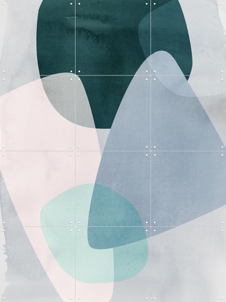 IXXI Graphic 150C, Mareike Böhmer - 60 x 80 cm - Gratis ophangtool - Grote wanddecoratie en posters - Minimalisme, Geometrische Kunst, Abstract