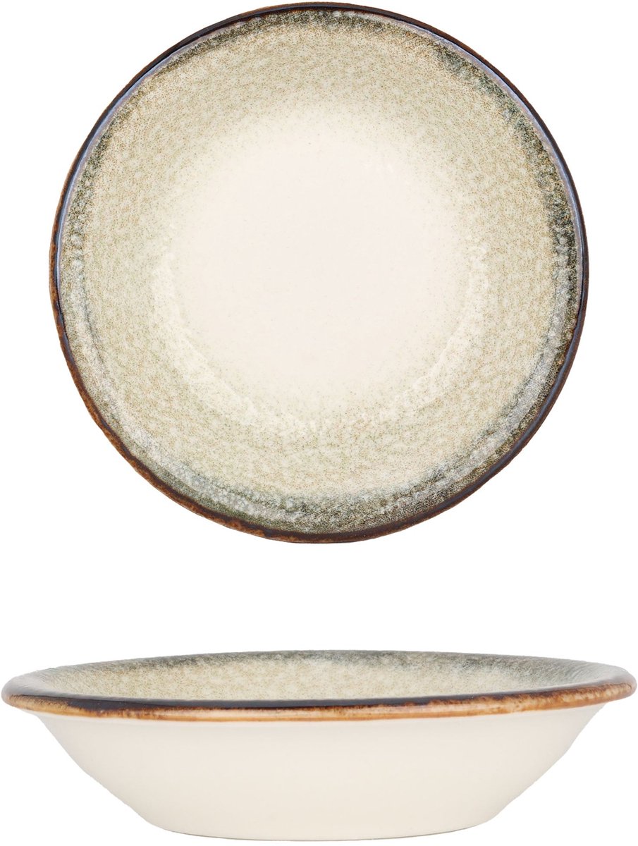 By Bone Serveerschaal - Spazio - Porselein - 11 cm (100cc) - set van 4